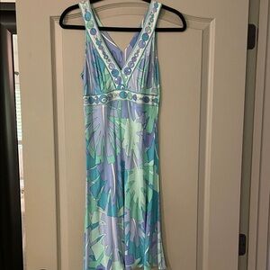 Emilio Pucci Pastel Geometric Dress